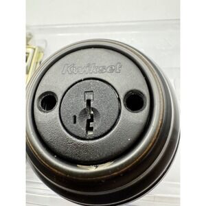Kwikset Deadbolt Lock Smartkey Security Bronze Keyed Both Sides Door Lock
